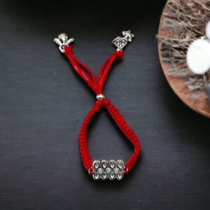 925 Silver Fancy Rakhi For Bhabhi