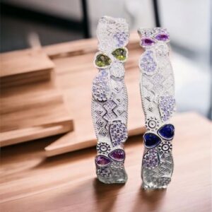 925 Silver Stylish Bangle Set