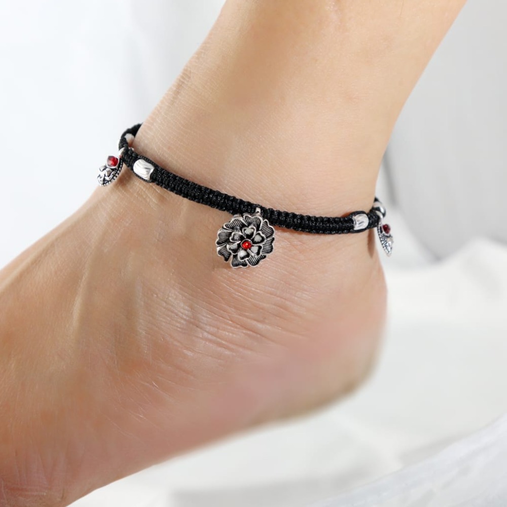 925 Silver Trending Thread Anklet