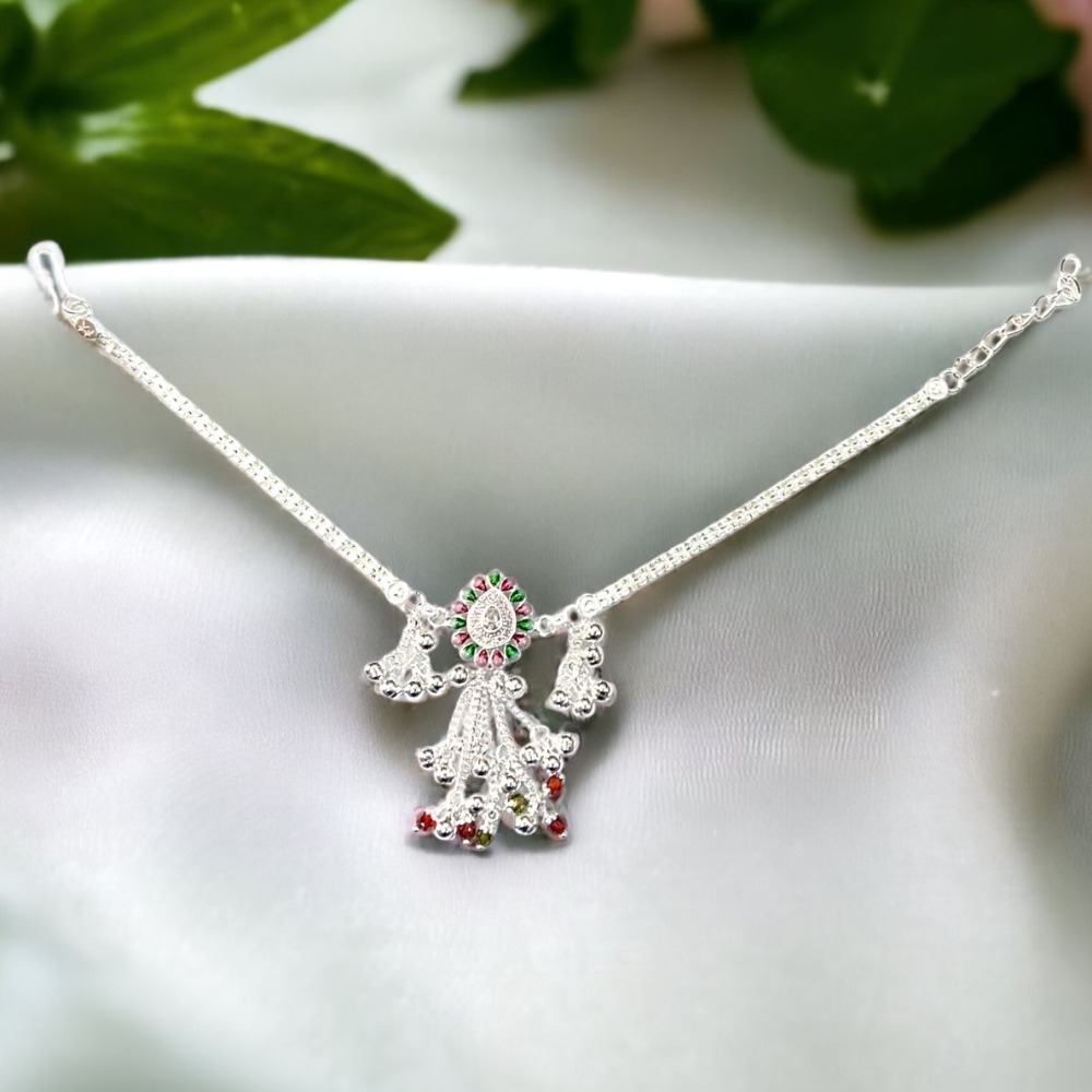 Silver fancy single brooch armlet