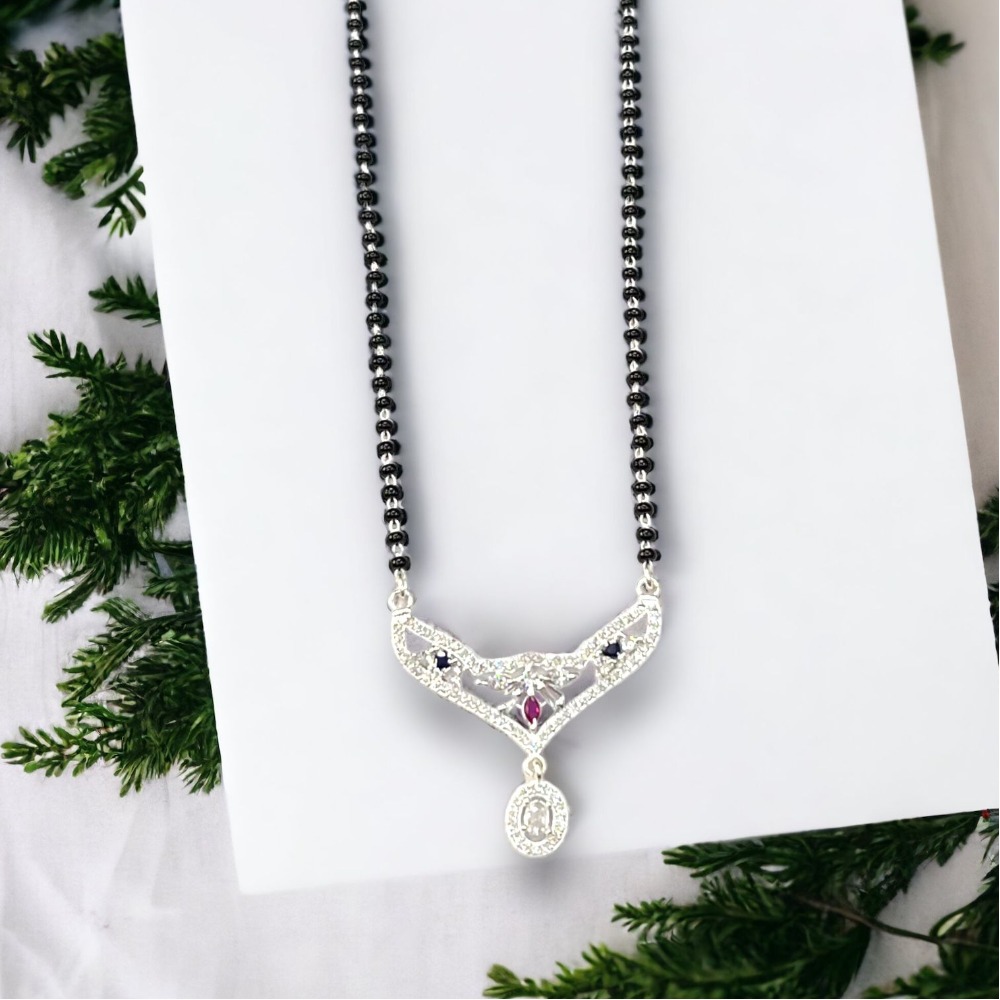 925 Silver Single Line Micro Mangalsutra