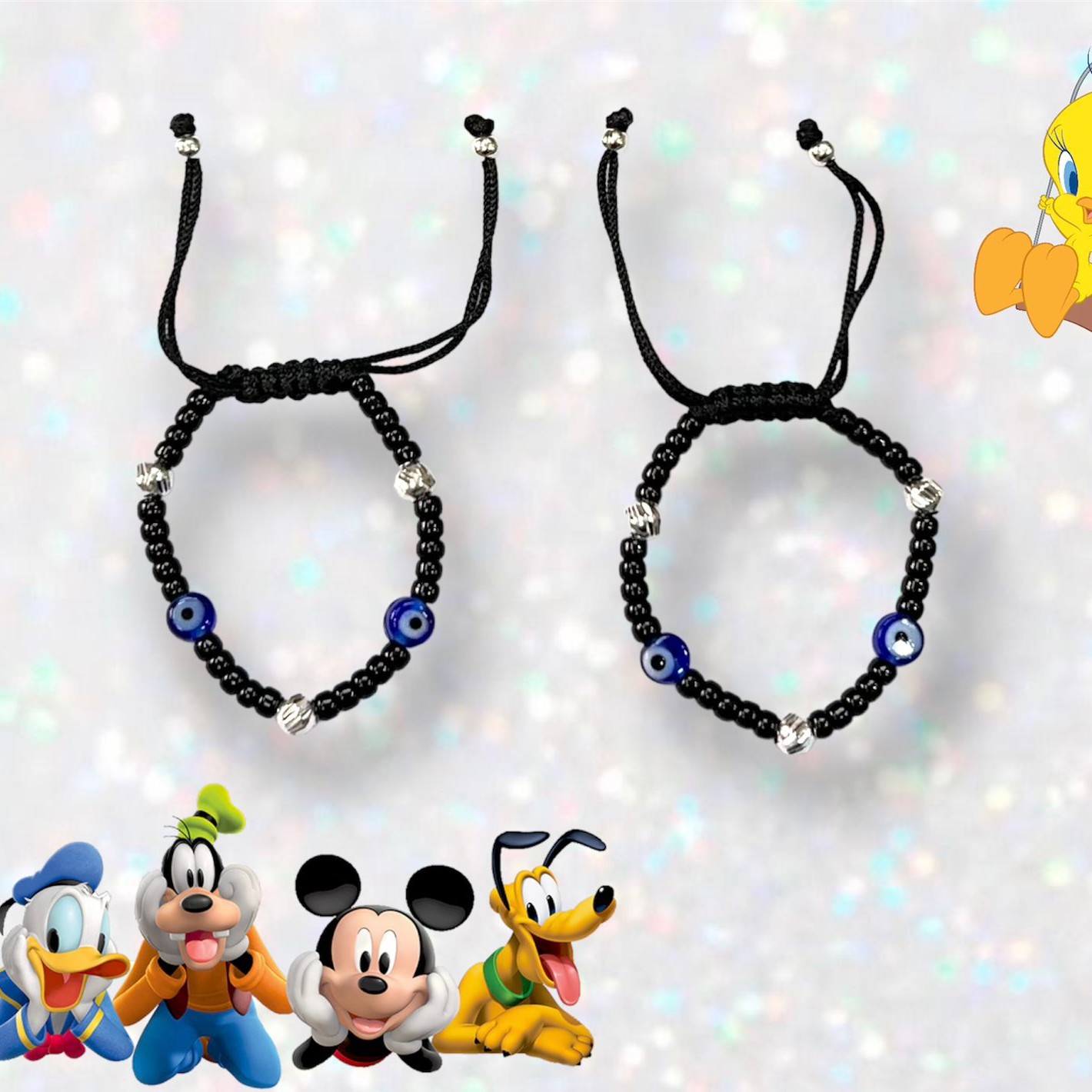 925 Silver Evil Eye Nazariya For Kids