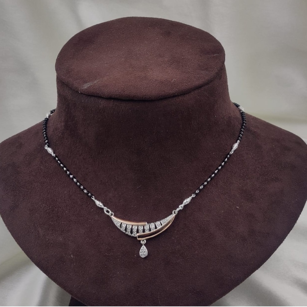 925 Silver Micro Single Line Mangalsutra