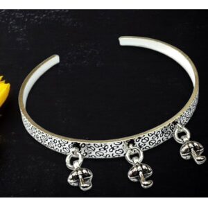 925 silver fancy ghughri bracelet