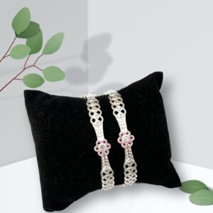 925 Silver Graceful Micro Bangle