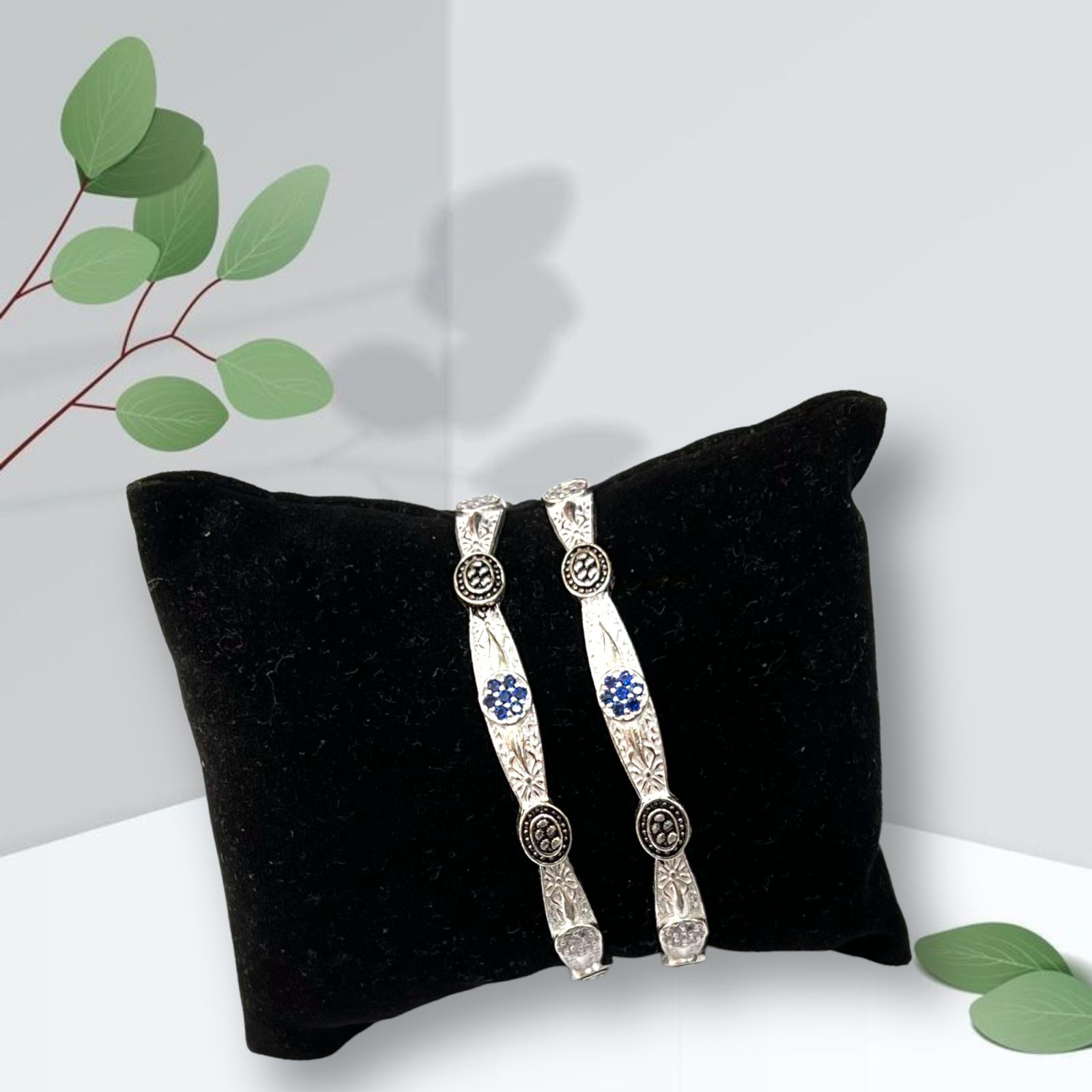 925 Silver Fancy Micro Bangle