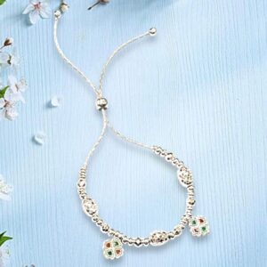 925 silver cnc micro adjustable bracelet
