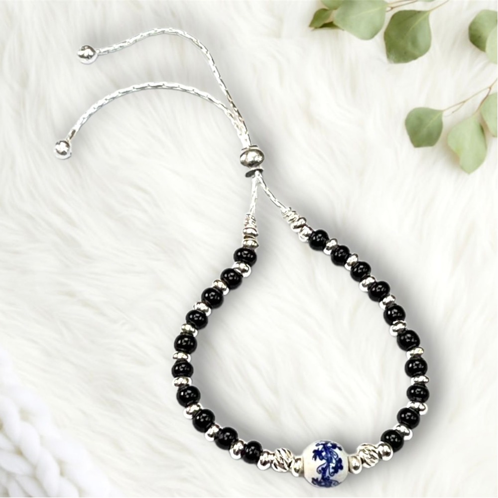 925 silver fancy nazariya bracelet
