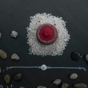 Silver Cocktail Rakhi