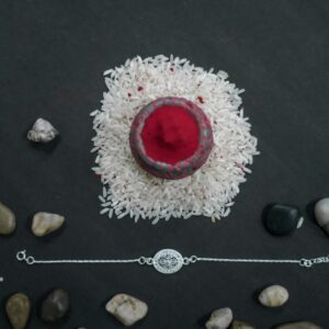 Silver Glam Rakhi