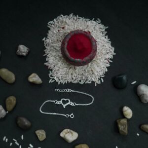 Silver Pretty Rakhi