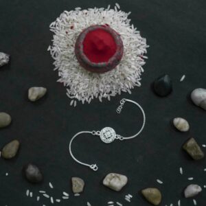 Silver Elegant Rakhi