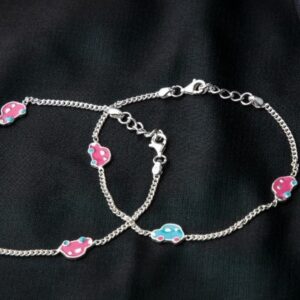 Silver Fancy Anklets for Women