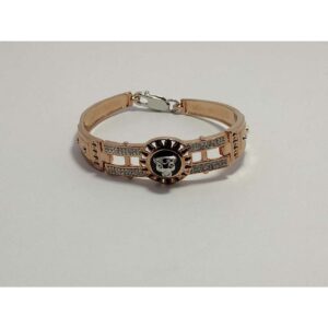 92.5 Sterling Silver Rose Gold Wedding Kada Ms-3891