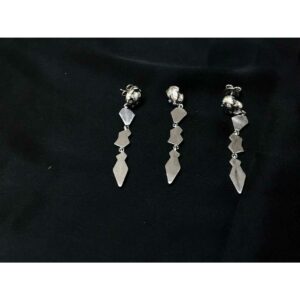 92.5 Sterling Silver Rodyam Earring Set Ms-3849