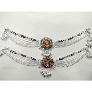 Middle Broach 2(Two) Tone Payal Ms-3665