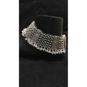 92.5 Sterling Silver Premium Heavy Look Round Khili Payal(Anklet) Ms-3448