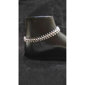 92.5 Sterling Silver Luxurious Anklet(Payal) Ms-3440