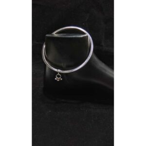 92.5 Sterling Silver Round Kada Payal Ns-3432
