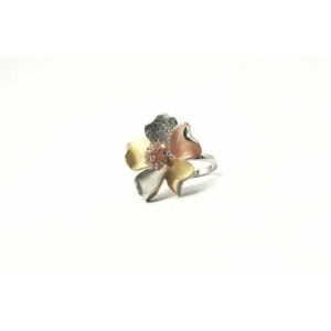 92.5 Sterling Silver Totally New Look Patern Ring Ms-3365