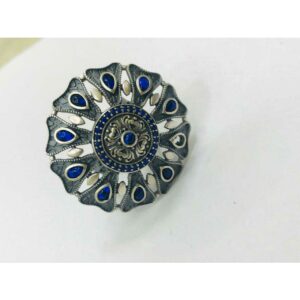 92.5 Sterling Silver Jadtar Ring Ms-3338