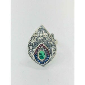 92.5 Sterling Silver Italian Ring Ms-3284