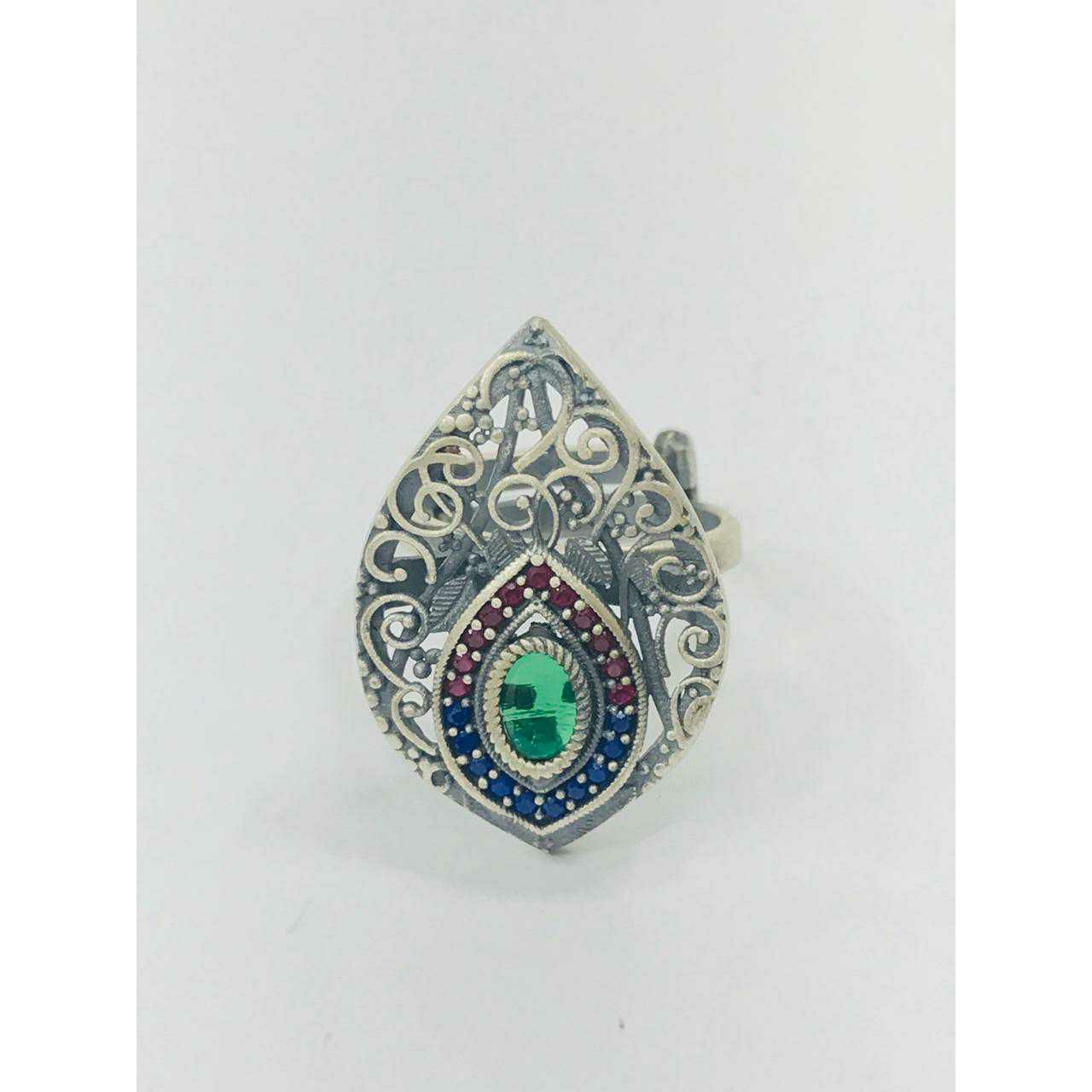 92.5 Sterling Silver Italian Ring Ms-3284