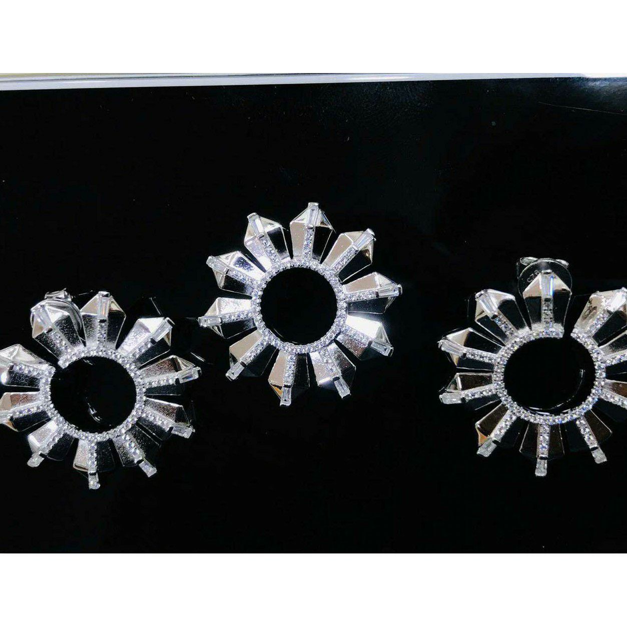 92.5 Sterling Silver Beautiful Look Pendant Set Ms-3113