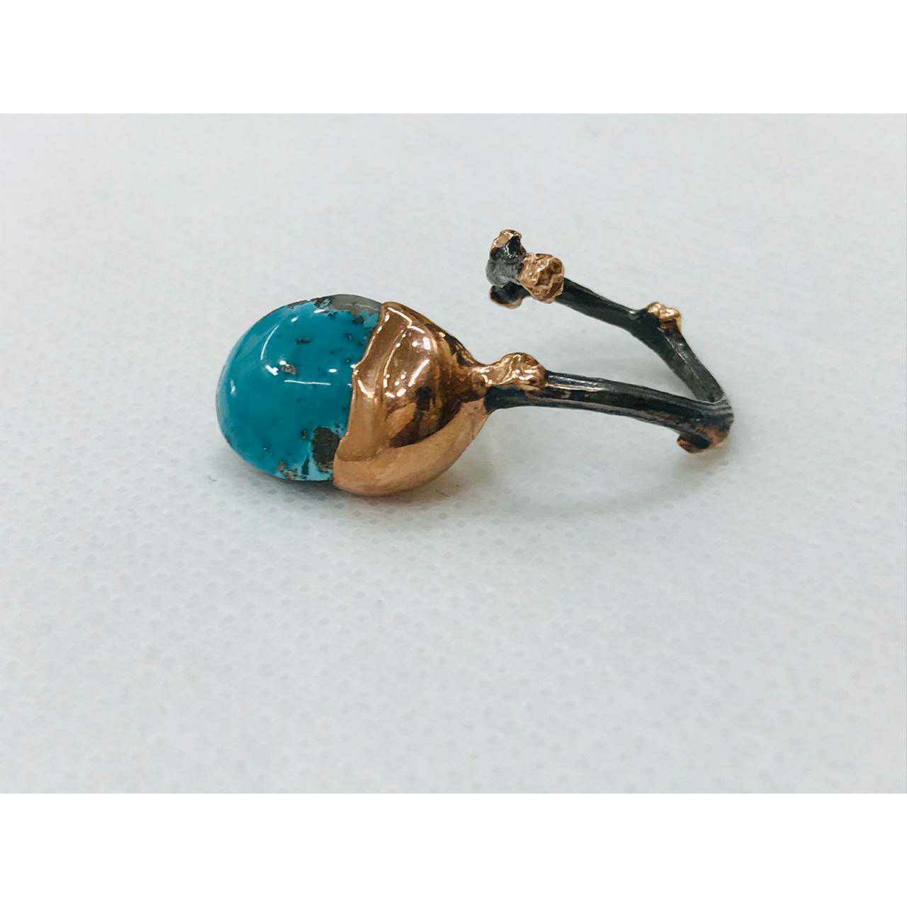 92.5 Sterling Silver Hand Finger Moving & Adjustable Ring Ms-3035