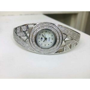 92.5 Sterling Silver Quartz Hollow Hand Watch Ms-2884