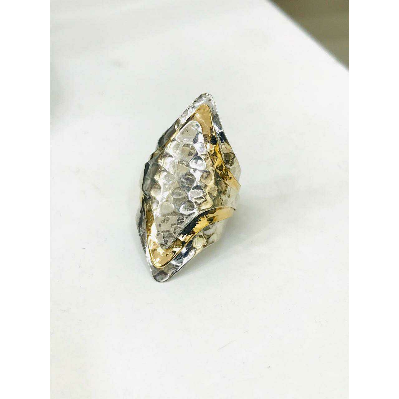 92.5 Sterling Silver Real Dimond Ring Ms-2873