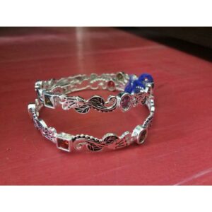 Different Style Peacock Vaccum Casting Pis Kids(Babby,Baccha,Children) Semi Micrositting Bangle(Kadli,Kangan,Kada,Patla) Ms-2604
