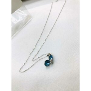 92.5 Sterling Silver Machine Chain With Pendant(Dokiya) Ms-2555