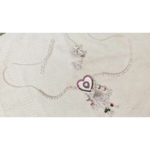 Gol Chain Mina Love(Dil) Pis Ghughru Adjustable Ladies Kandori Belt Ms-2545