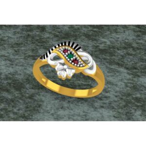 American Dimond Finish Toe Ring Bichiya(Vichiya) Ferva Ms-2493
