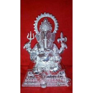 Unique Look Poli Betha Ganpatiji Murti(Bhagvan,God, Idols) Ms-2359