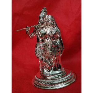 Round Plate Standing Cholel Nakshi Radha-krishna(Kanuda) Murti(Bhagvan,God,Idols) Ms-2336