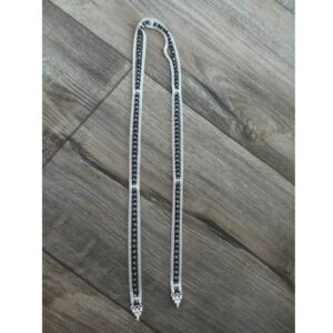 3(Three,Tin) Line Side Milan&Sadak Dabal Box Chain Middle Black(Kala) Moti Mangalsutra Ms-2325