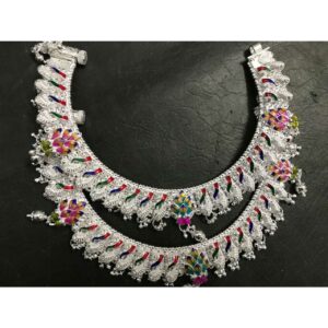 Coloring Plastic Vaccum Mina Pis Salang Casting Mungi(Gungi) Ghughru Round Goal D(Aamrapali,Kismat) Khili Payal Ms-2052