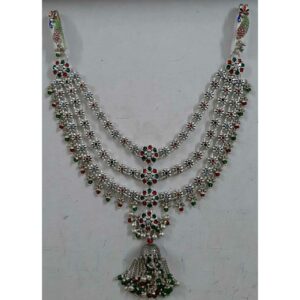 2(dabal) aakda 3(three,tin) sir Oxodize casting Jadtar Kundan mina moti juda kandora ms-2026