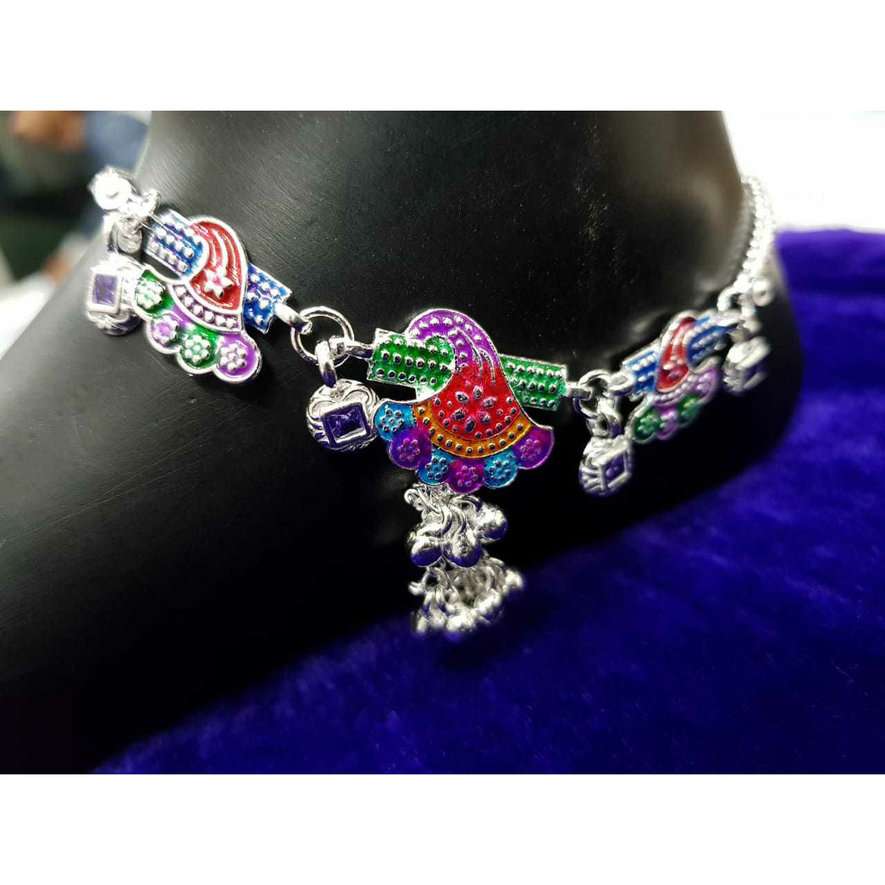 Sadak Chain Dabal Box Fancy Antique Payal Ms-1980