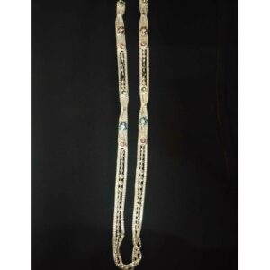 Sadak chain badal box bol mina casting dimond 3(tran,three) line safed(white) mangalsutra