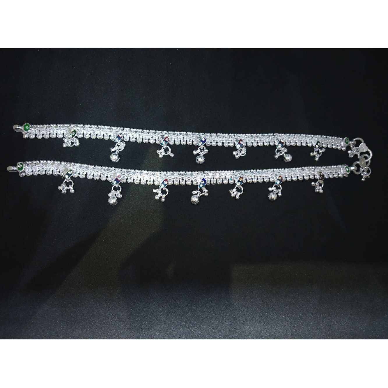 2 Line(Kadi) Microsittind Indian Traditional Payal
