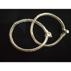Plain Cholel Round Aathdo Payal
