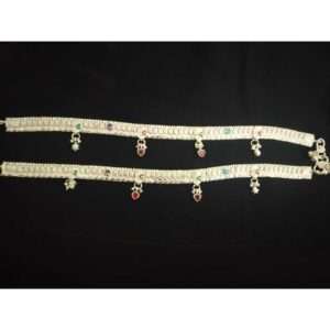 D Aamrapali Kismat 4 Line Fancy Super Nice Casting Red Dil Dimond Payal