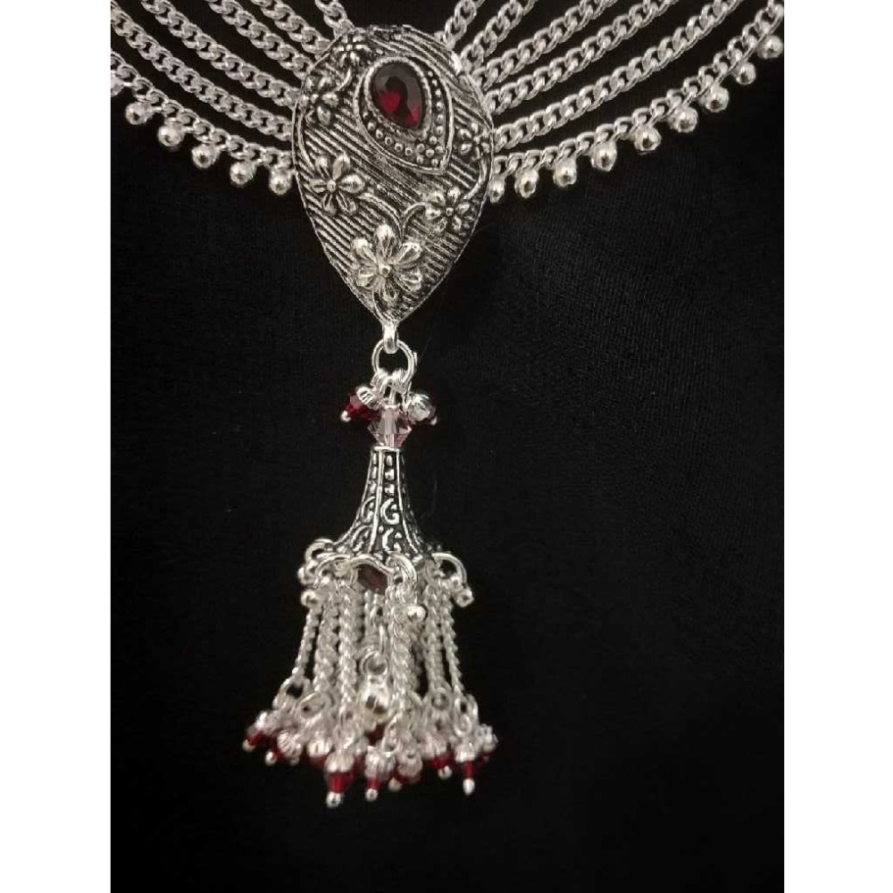 Oxidised super nice antique double aakadiya juda kandora - Image 4