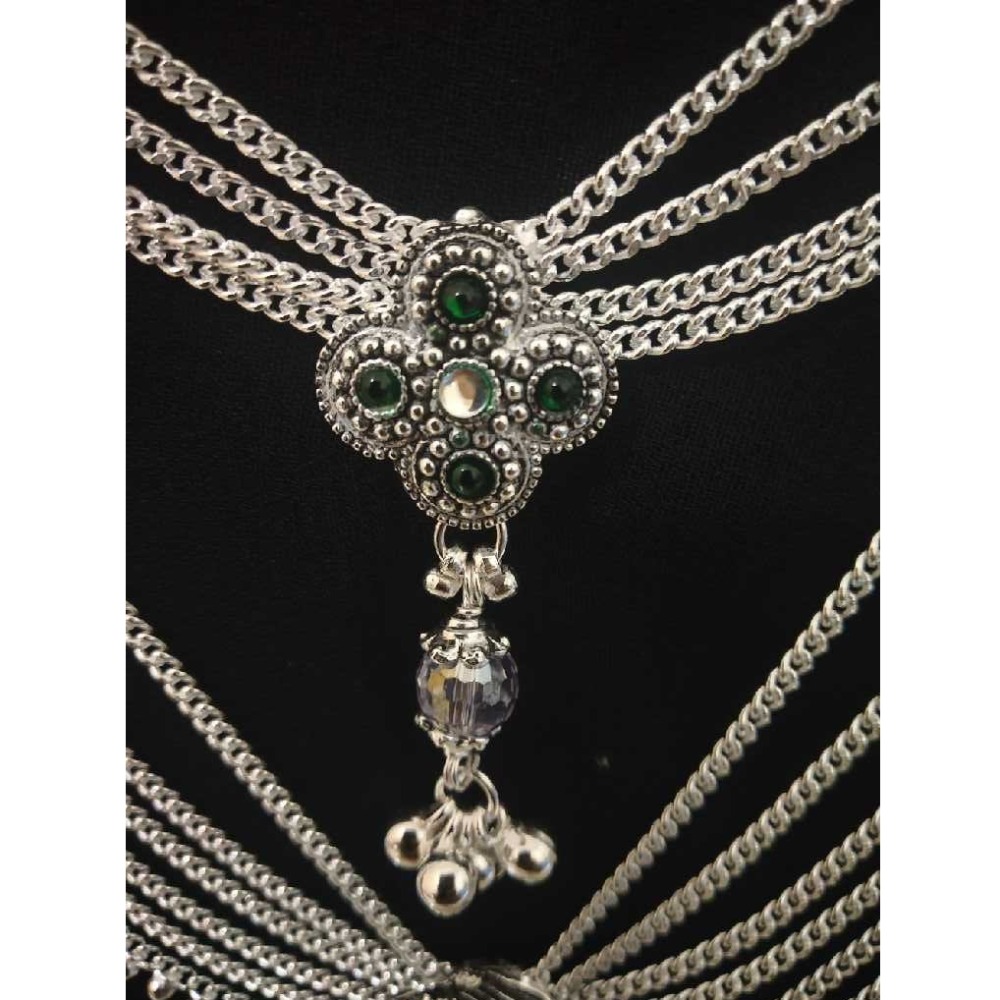 Oxidised super nice antique double aakadiya juda kandora - Image 3