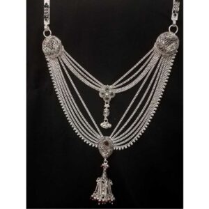 Oxidised super nice antique double aakadiya juda kandora
