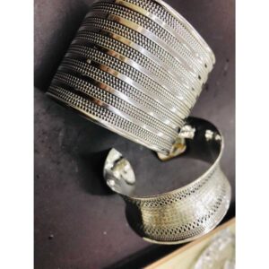 92.5 Sterling Silver Bharvadi Kada