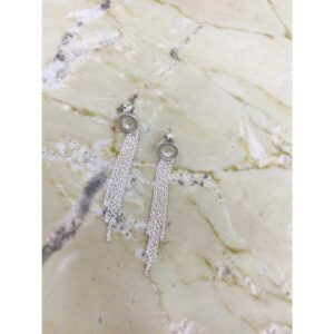 92.5 Sterling Silver Super Nice Chain Earrings